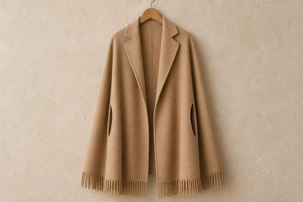 Iconique Cape Oversize en Pure Laine