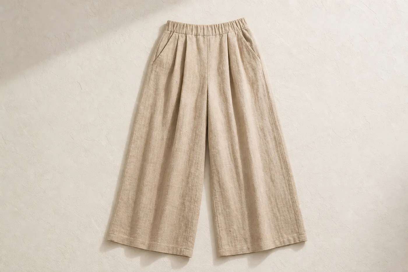 Pantalon Palazzo en Lin